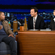 THE TONIGHT SHOW STARRING JIMMY FALLON — Pictured: (l-r) Actor Kenan Thompson during an interview with host Jimmy Fallon and guest co-host Demi Lovato on Wednesday, August 17, 2022 — (Photo by: Todd Owyoung/NBC)